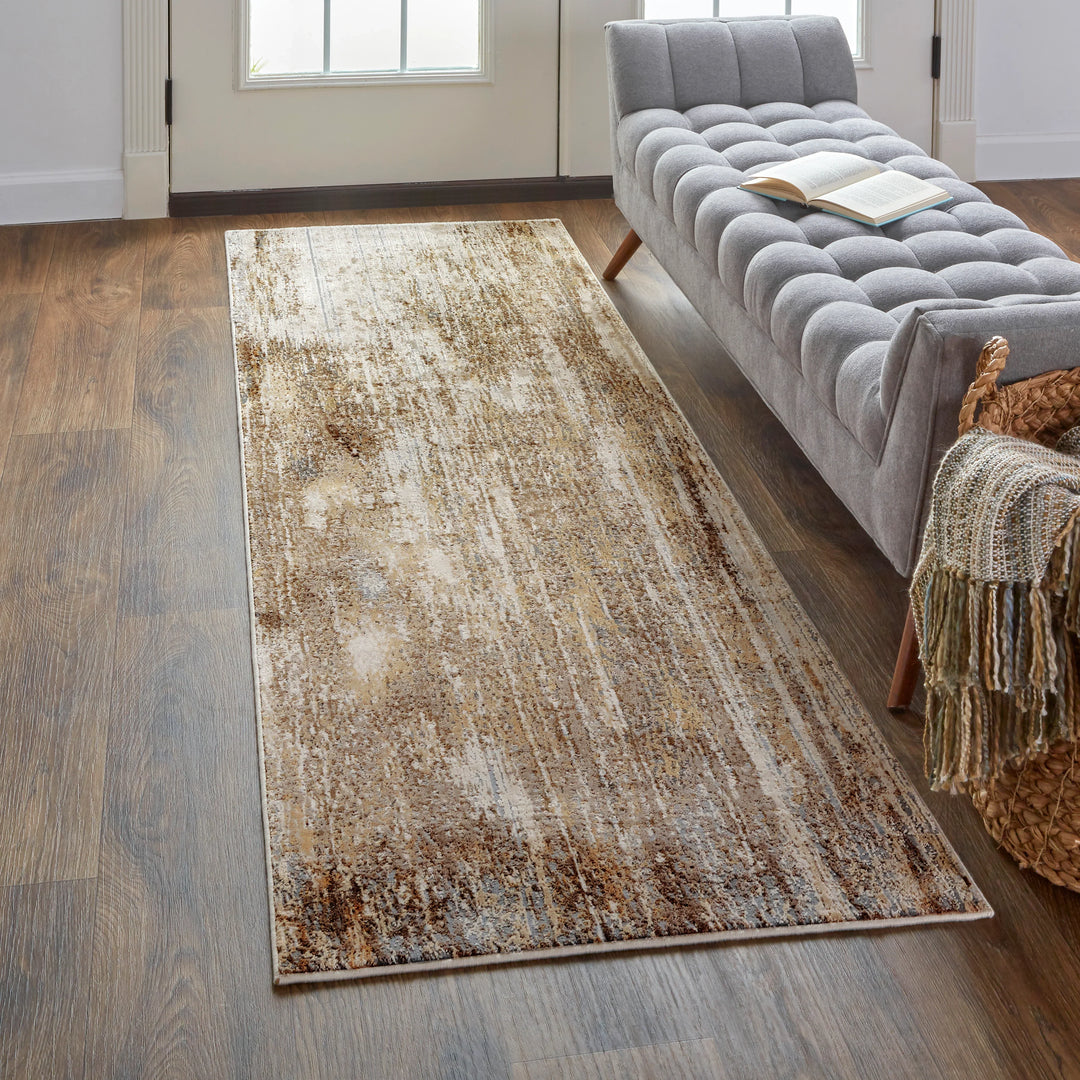 Runner/2'6" x 8'/Ivory/Gray