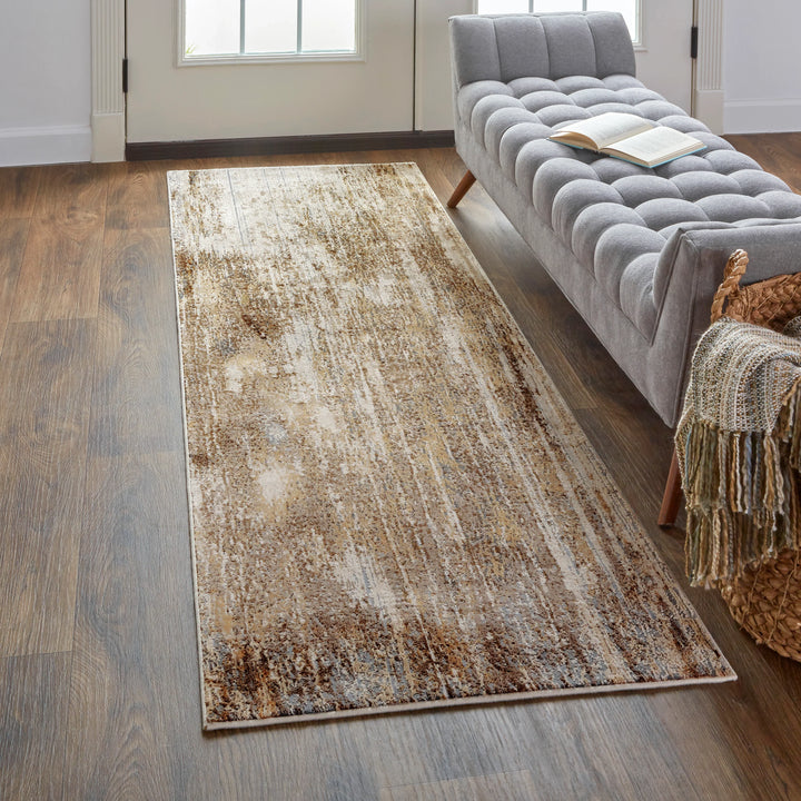 Runner/2'6" x 8'/Ivory/Gray