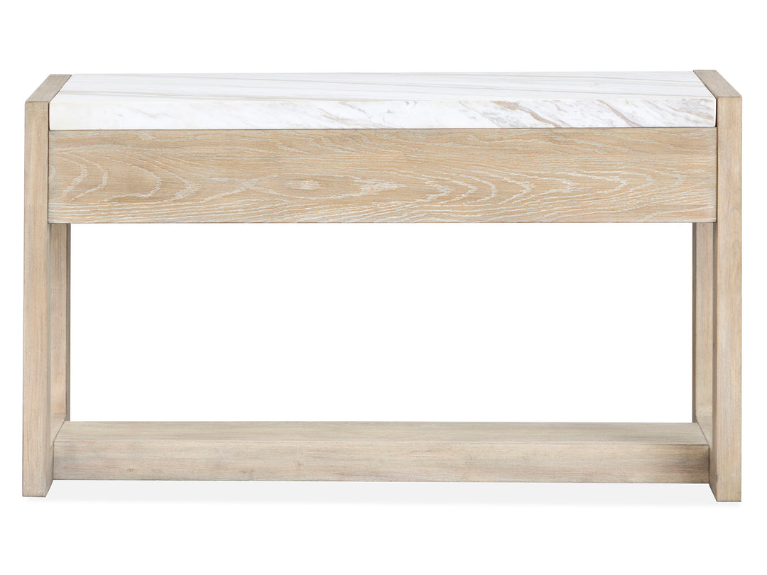Preston Gallery Buff And Antique Silver Rectangular Sofa Table - T5941-73