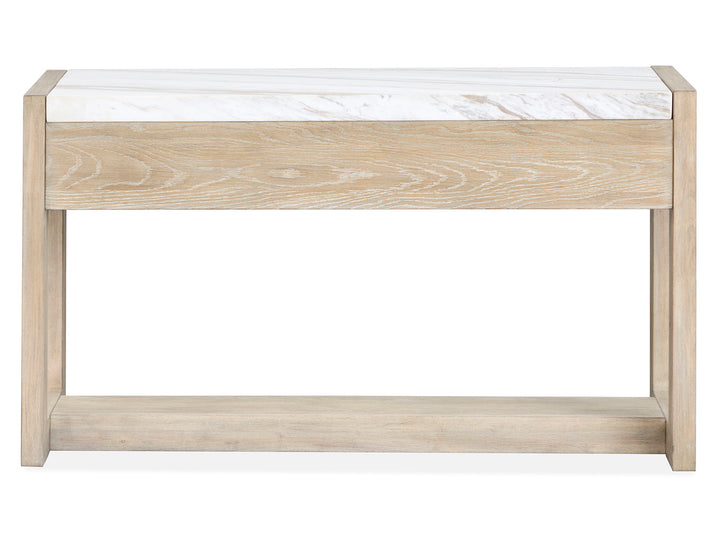 Preston Gallery Buff And Antique Silver Rectangular Sofa Table - T5941-73