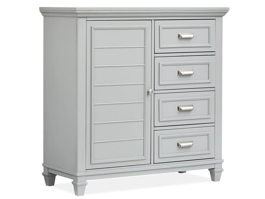 Charleston Harbor Gray Grey Door Chest - B5611-13GY