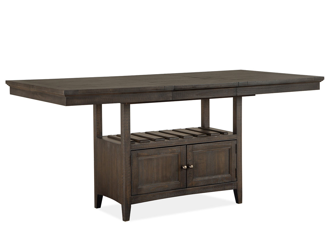 Westley Falls Graphite Extendable Counter Height Dining Table - D4399-42