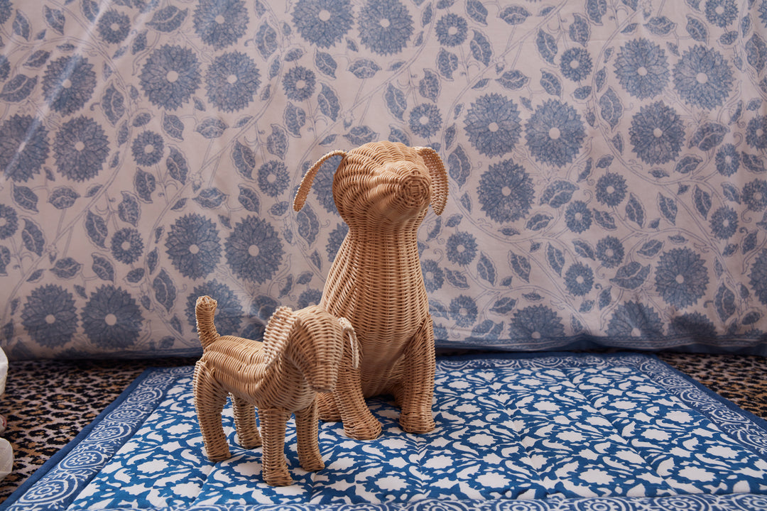 Potcake Wicker Dog (Lg) - 46337910
