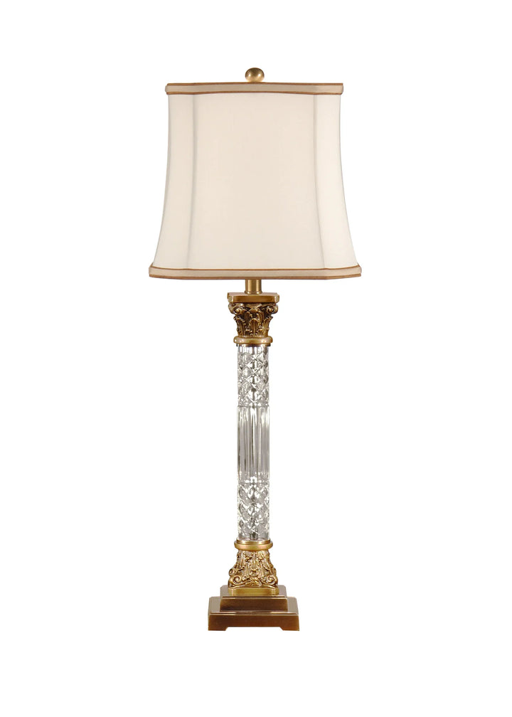 American Home Furniture Wildwood Crystal Column Lamp