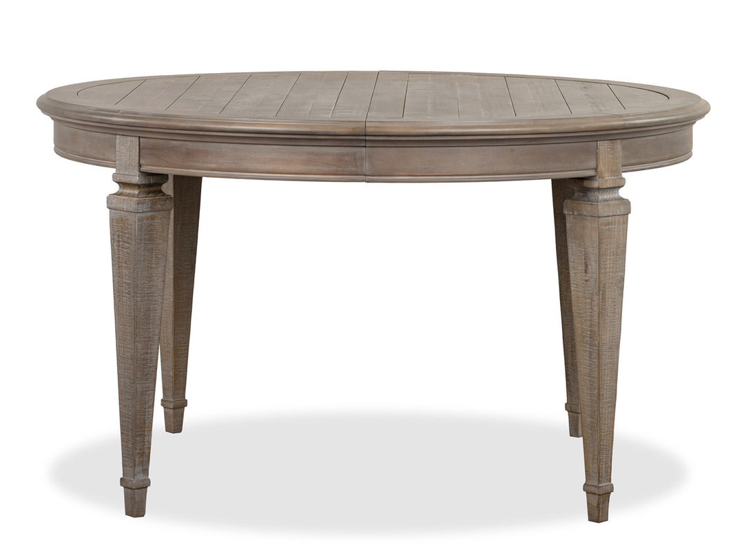 Lancaster Dovetail Grey Extendable Round Dining Table - D4352-25