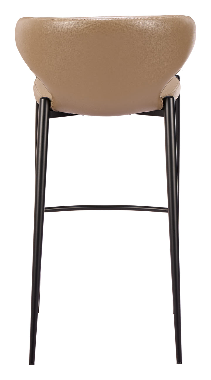 Lino Barstool (Set of 2) Taupe - 111207