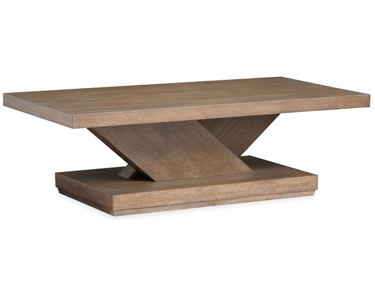 Lansbury Antique Wheat Rectangular Cocktail Table With Casters - T5940-43