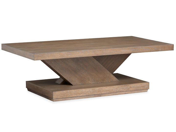 Lansbury Antique Wheat Rectangular Cocktail Table With Casters - T5940-43