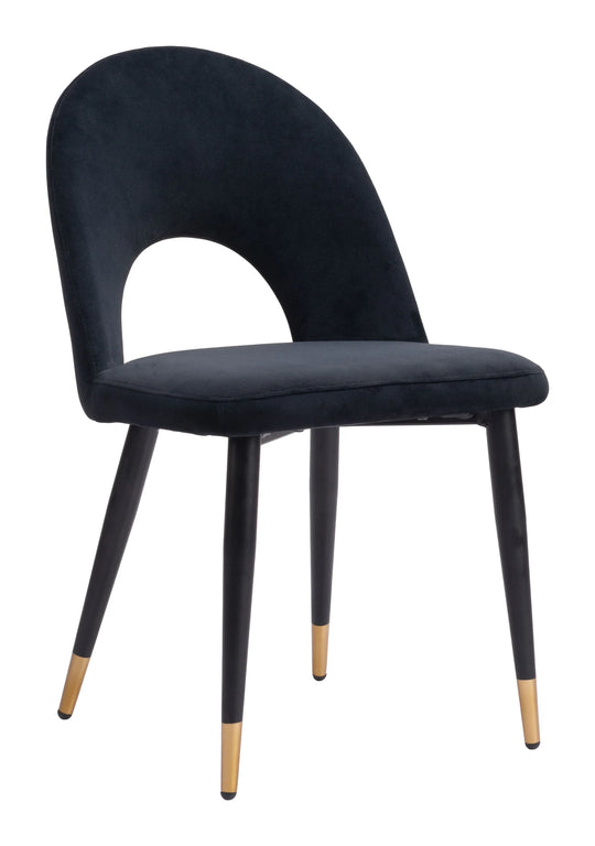 Zuo Menlo Dining Chair (Set of 2) Black DINING CHAIRS
