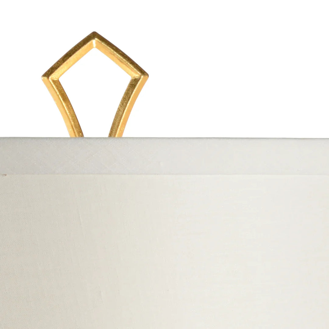 Snow Glaze/Antique Gold Leaf