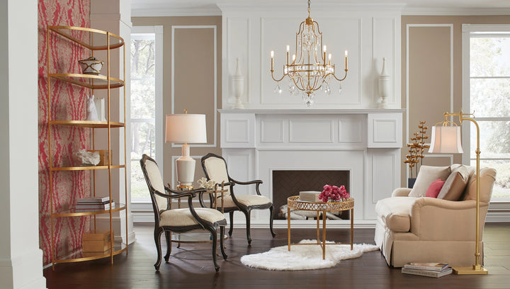 Snow Glaze/Antique Gold Leaf