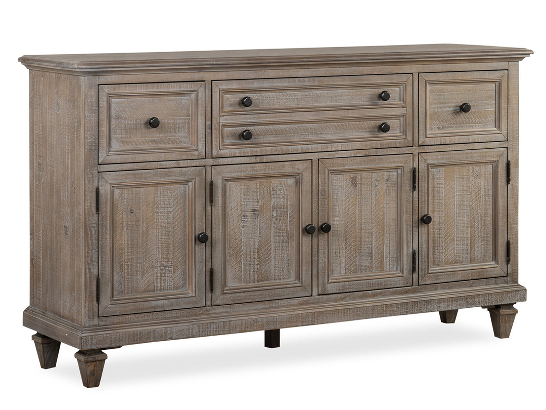 Lancaster Dovetail Grey Buffet - D4352-14