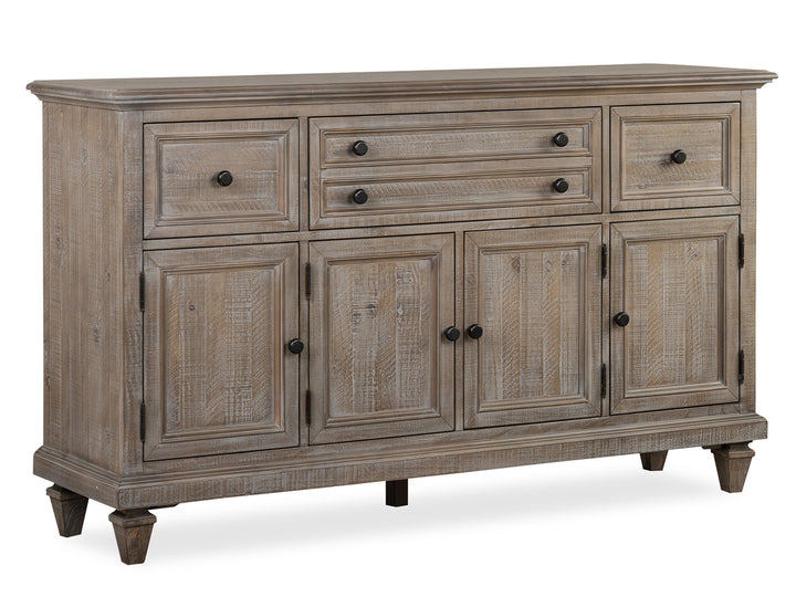 Lancaster Dovetail Grey Buffet - D4352-14