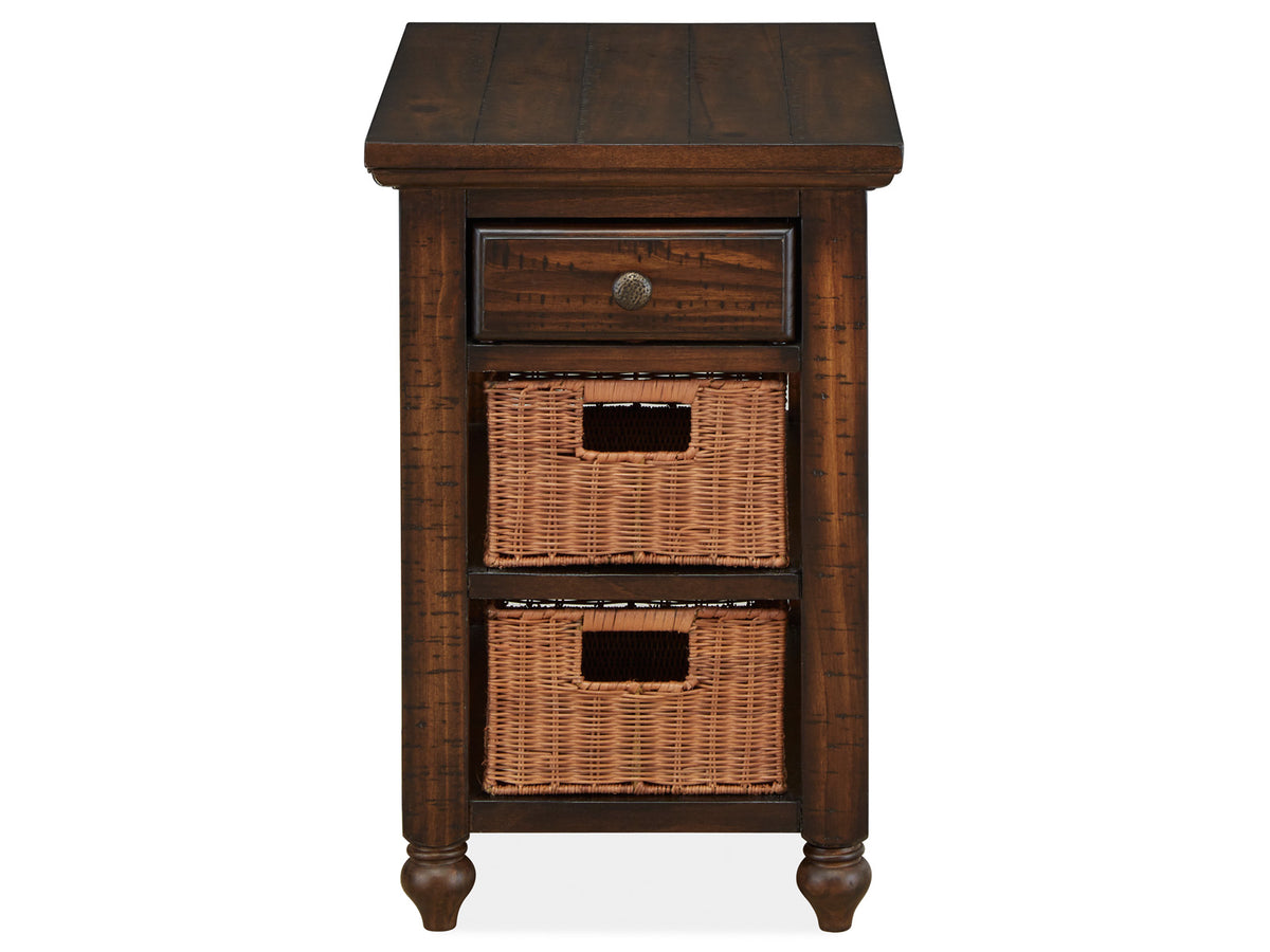 Cottage Lane Coffee Rectangular Chairside End Table - T3521-10