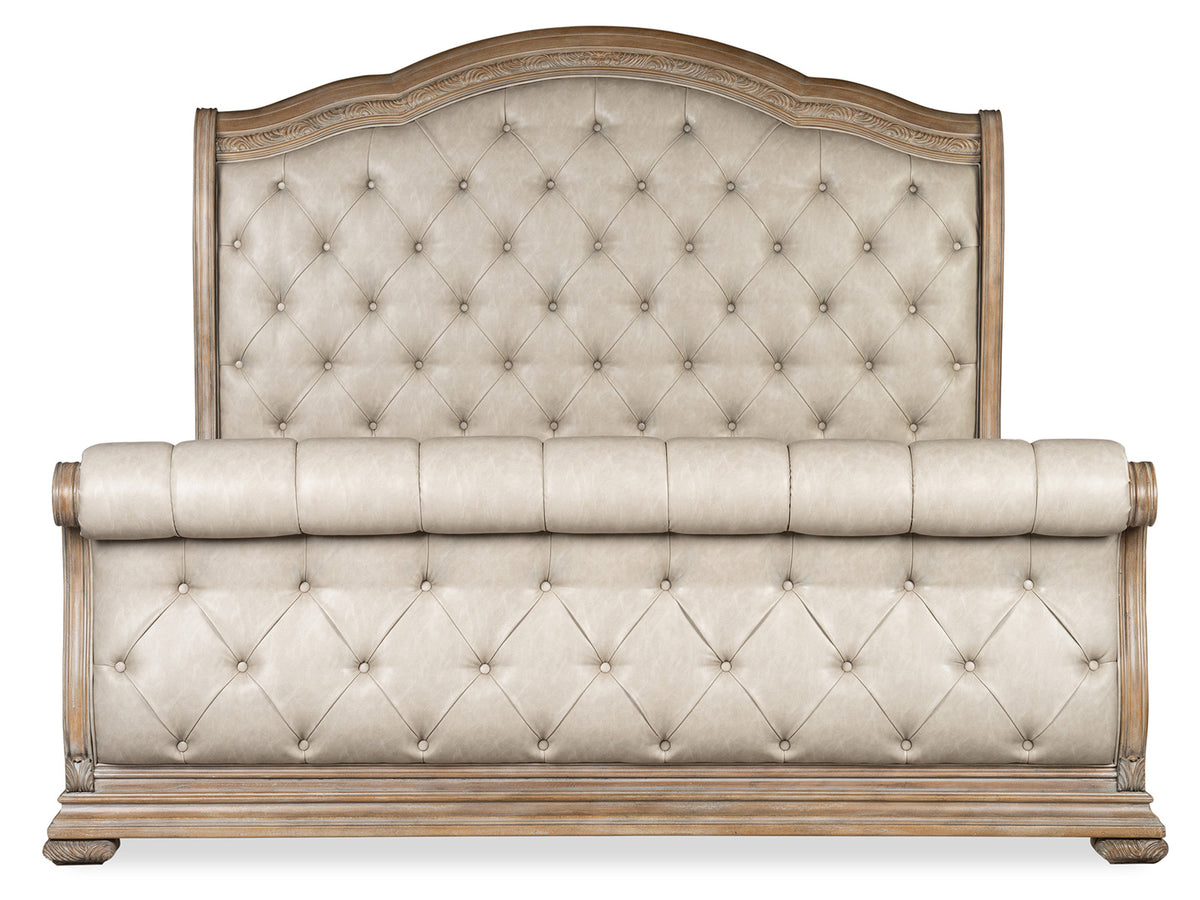 Marisol Fawn California King Upholstered Sleigh Bed - B5132-72