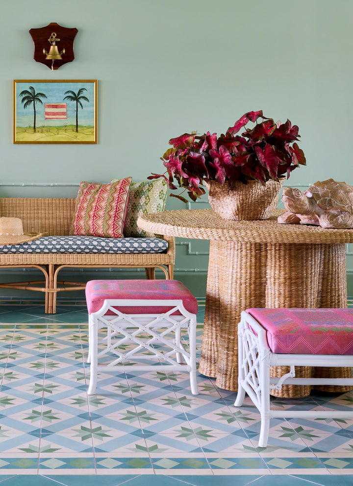 Wild Palm Ottoman  - 490446