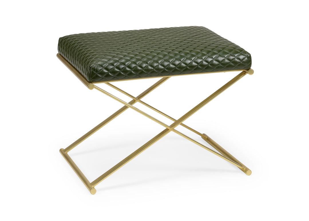 Garrett Leather Stool - 490485
