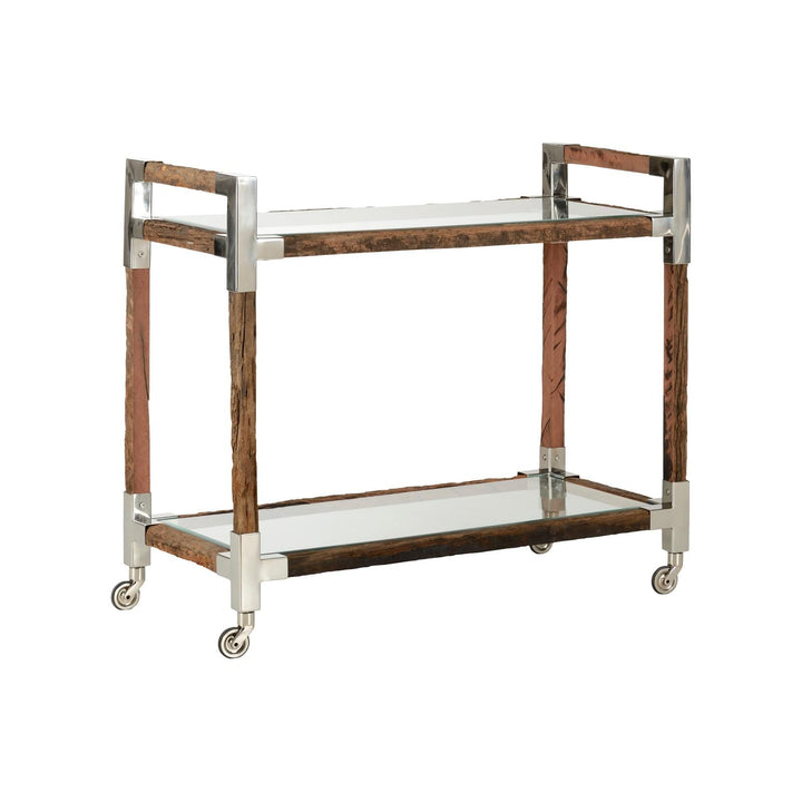 Rustic Glam Bar Cart (Lg) - 490610