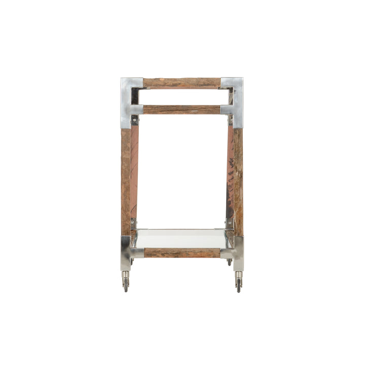 Rustic Glam Bar Cart (Lg) - 490610