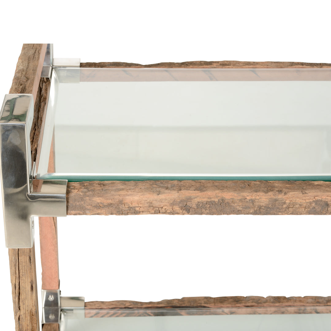 Rustic Glam Bar Cart (Lg) - 490610