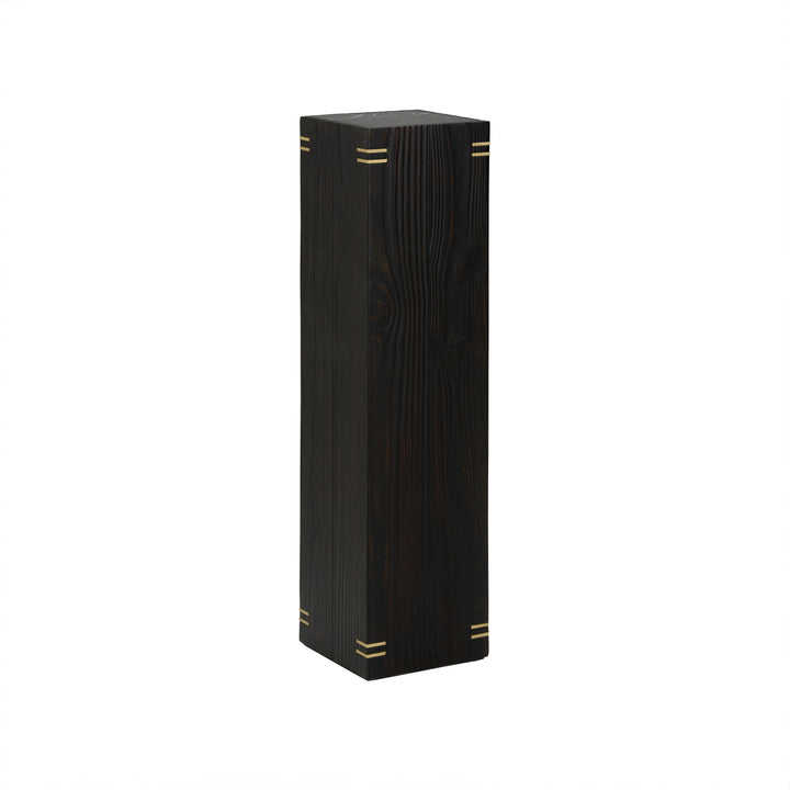 Shou Sugi Ban Pedestal - Tall - 490800