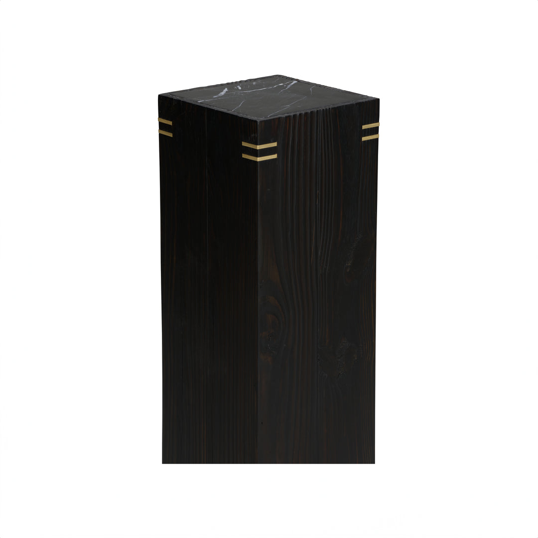 Shou Sugi Ban Pedestal - Tall - 490800