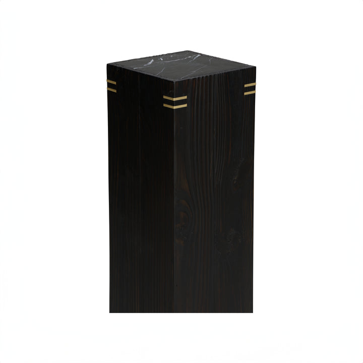 Shou Sugi Ban Pedestal - Tall - 490800