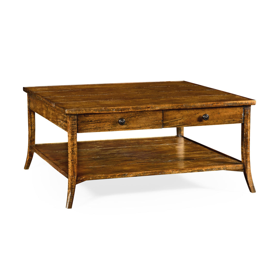 Casually Country Casually Country Coffee Table - Jonathan Charles - AmericanHomeFurniture