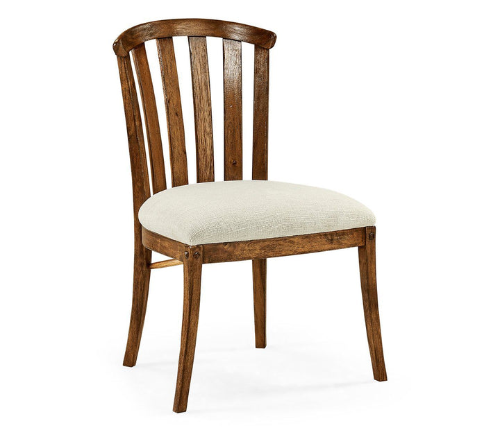 Casual Accents Curved Back Side Chair - Jonathan Charles - AmericanHomeFurniture