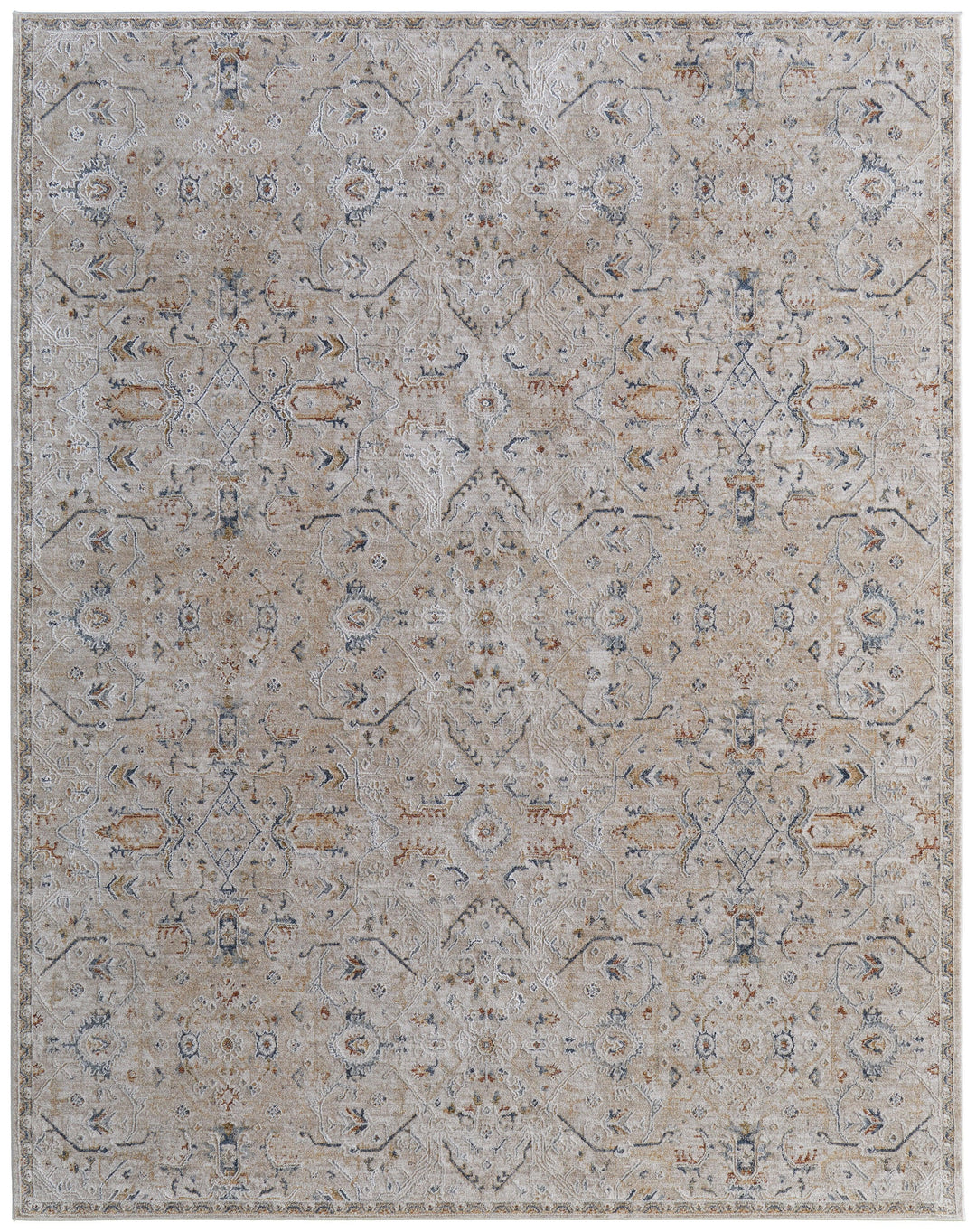 Rectangle/Beige-Blue