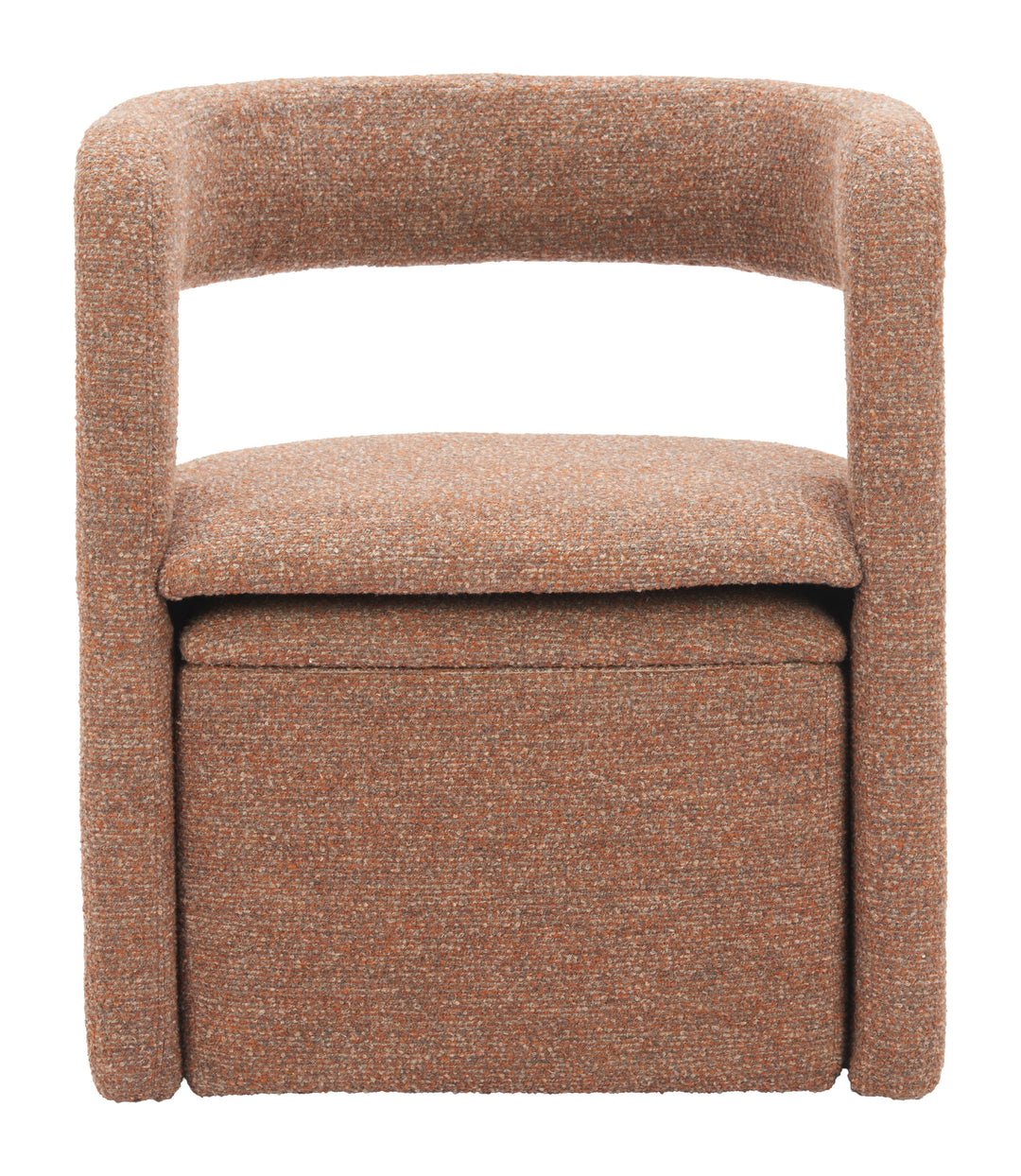 Atria Accent Chair & Ottoman Tawny Brown