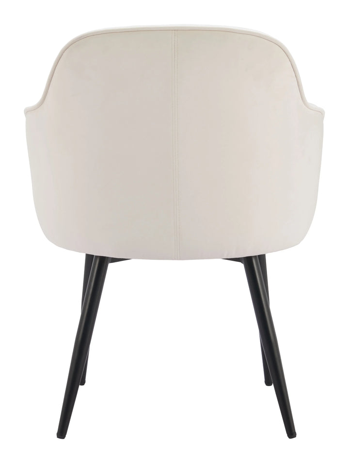 Jolie Dining Chair (Set of 2) Ivory - AmericanHomeFurniture