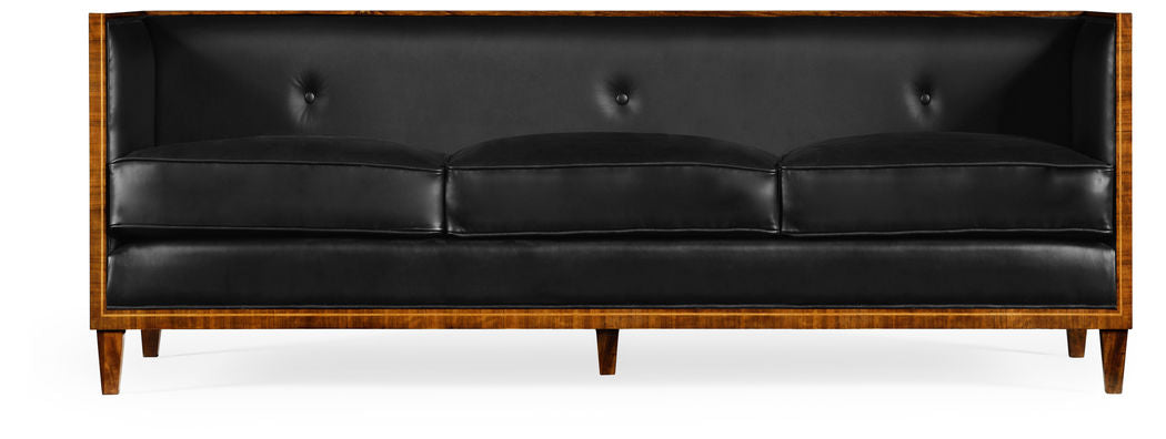 Modern Accents Cosmo Leather Sofa - Jonathan Charles - AmericanHomeFurniture