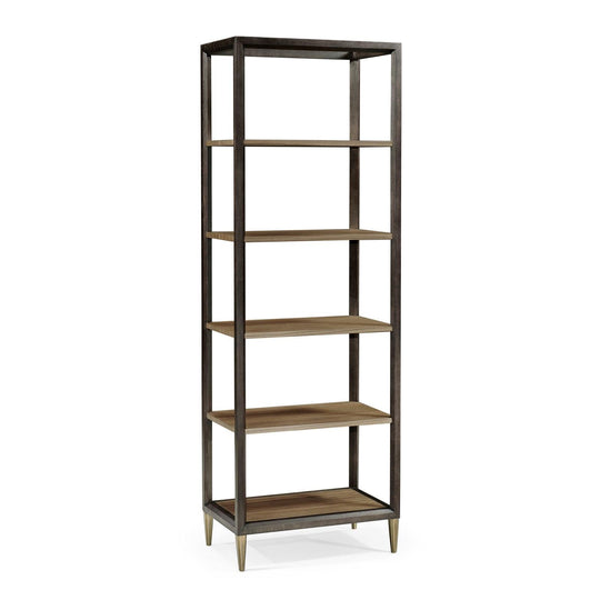 Jonathan Charles Hamilton Golden Amber Five-Tier Etagere BOOKCASES + SHELVES