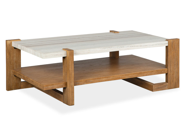 Carrington Honey Wheat Rectangular Cocktail Table - T5930-43