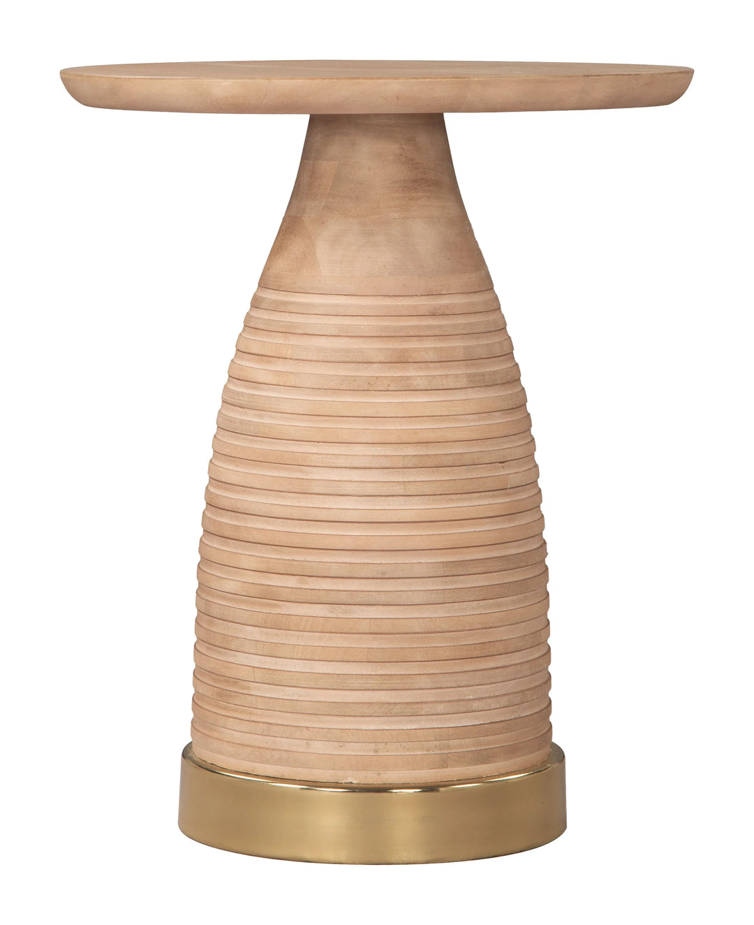 Radiant Side Table Natural - AmericanHomeFurniture