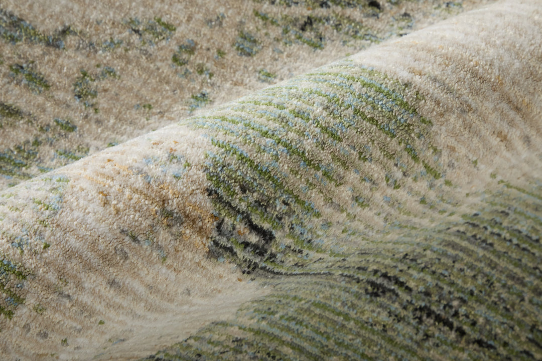 Rectangle/Green-Beige