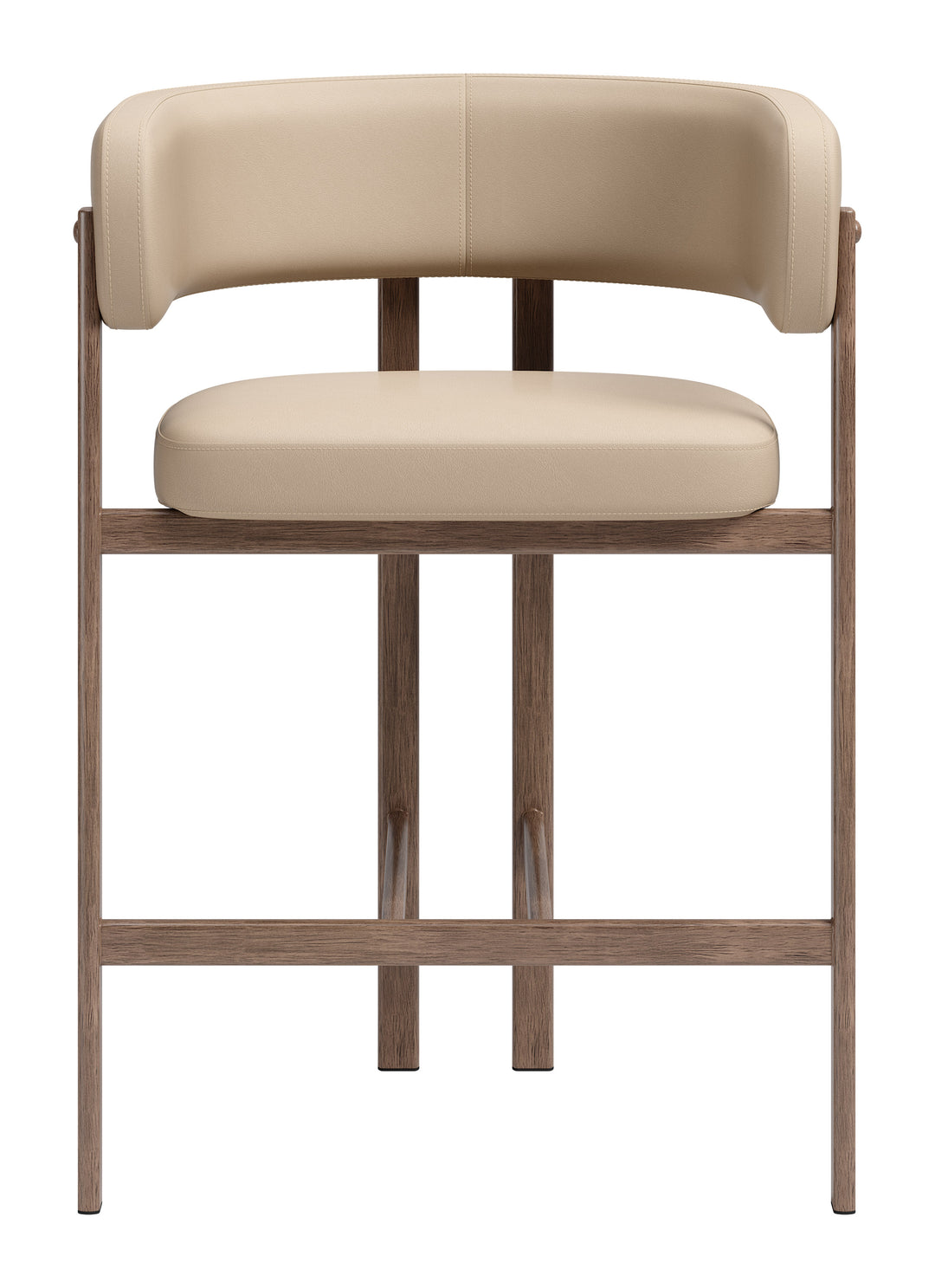 Ruge Counter Stool (Set of 2) Beige - 111239