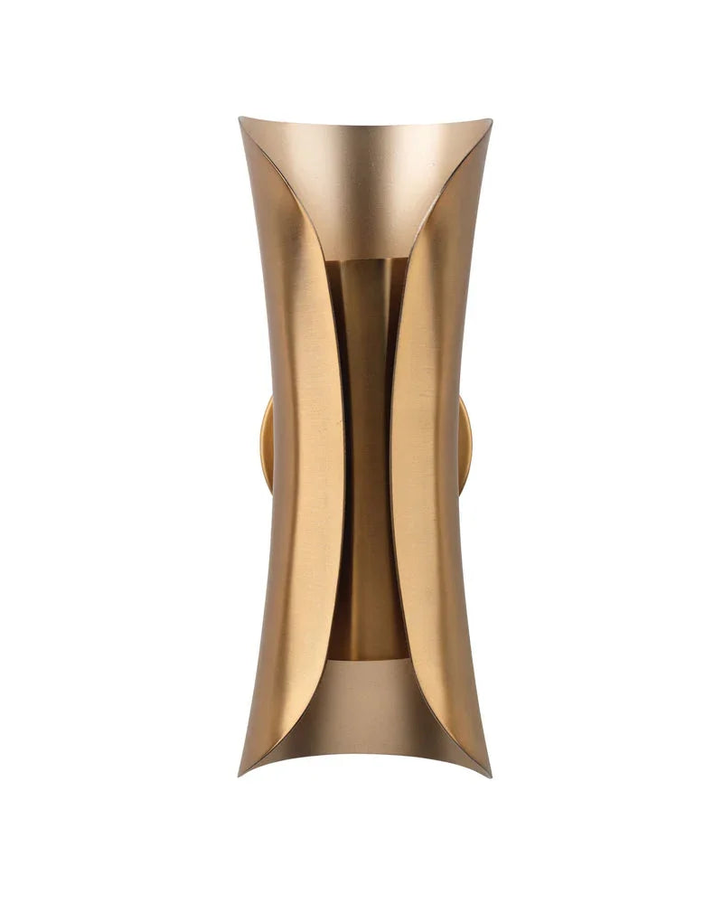 Jamie Young Capsule 1-Light Steel Sconce, Antique Brass WALL SCONCES