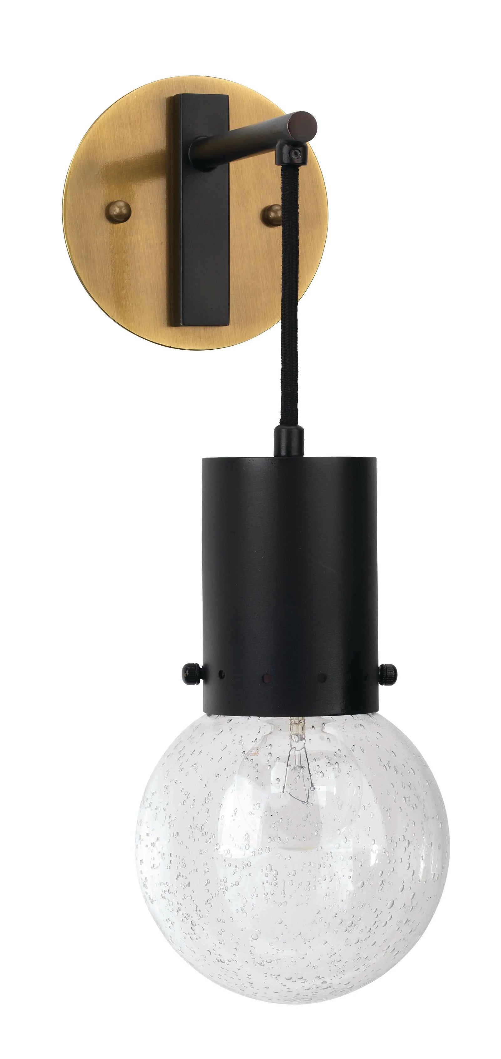 Jamie Young Strada 1-Light Pendant Sconce, Oiled Bronze WALL SCONCES