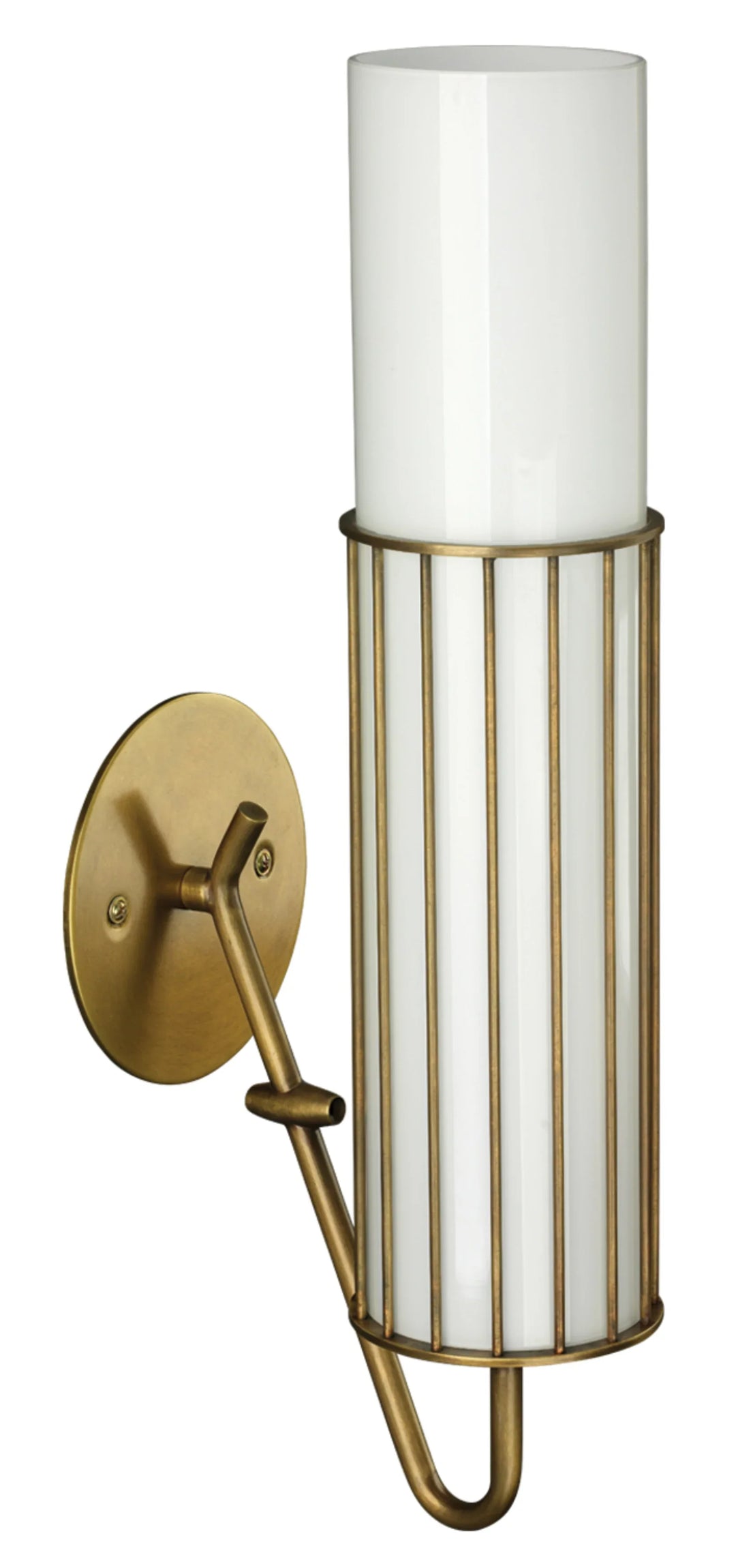 Torino 1-Light Wall Sconce, Antique Brass - AmericanHomeFurniture