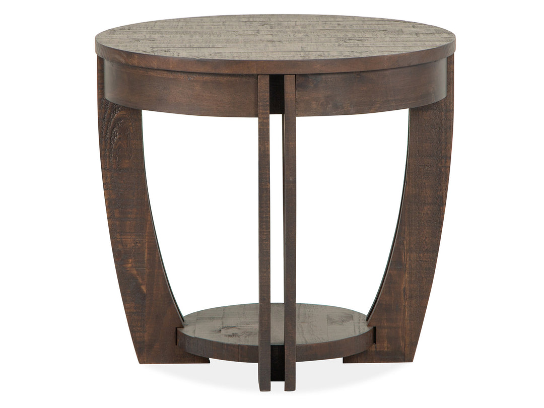 Lyndale Nutmeg Round End Table - T5391-05