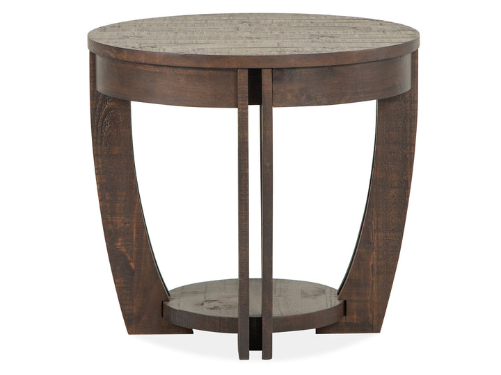Lyndale Nutmeg Round End Table - T5391-05