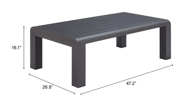 Rolig Coffee Table Black - AmericanHomeFurniture