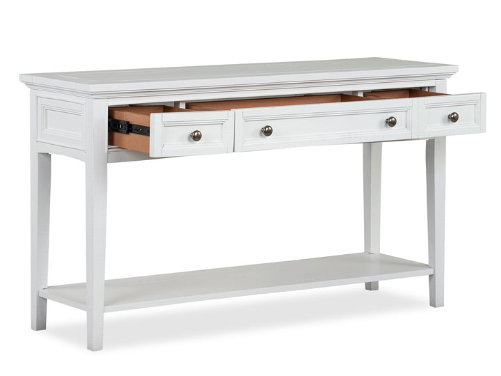 Heron Cove Chalk White Rectangular Sofa Table - T4400-73