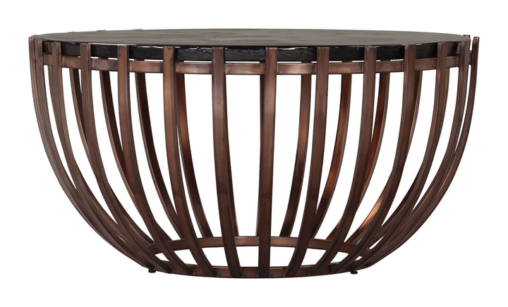 Kafig Coffee Table Bronze - AmericanHomeFurniture
