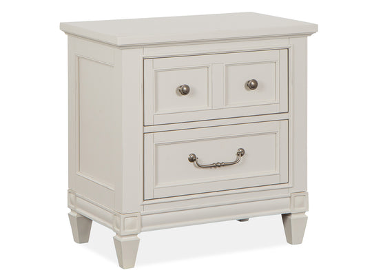Willowbrook Egg Shell White Drawer Nightstand - B5324-01