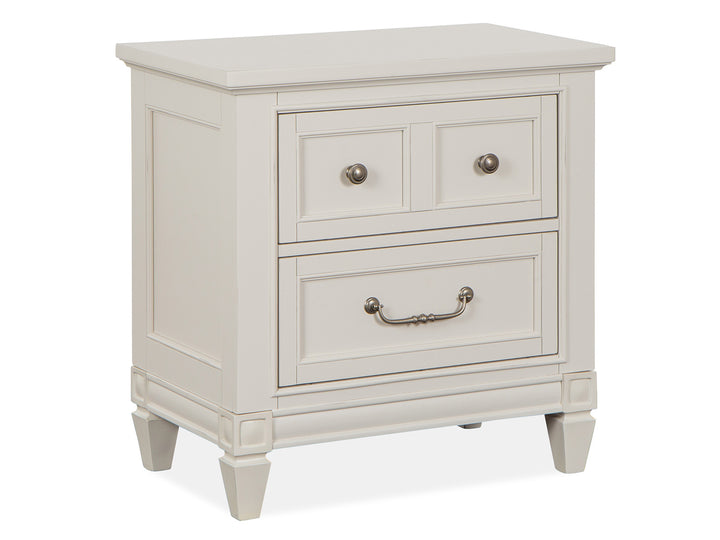 Willowbrook Egg Shell White Drawer Nightstand - B5324-01