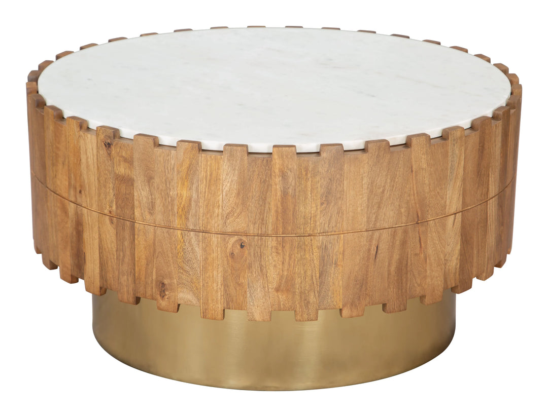 Bombay Coffee Table Natural - AmericanHomeFurniture
