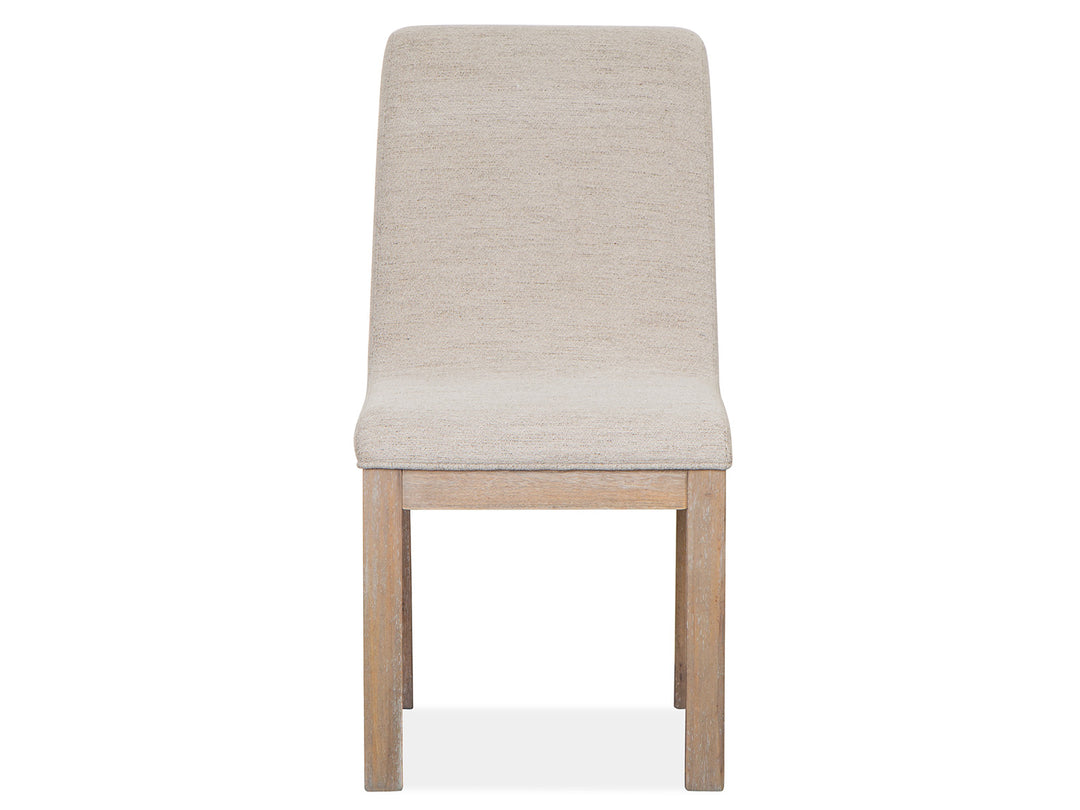 Ainsley Cerused Khaki Upholstered Host Chair - Set of 2 - D5333-66